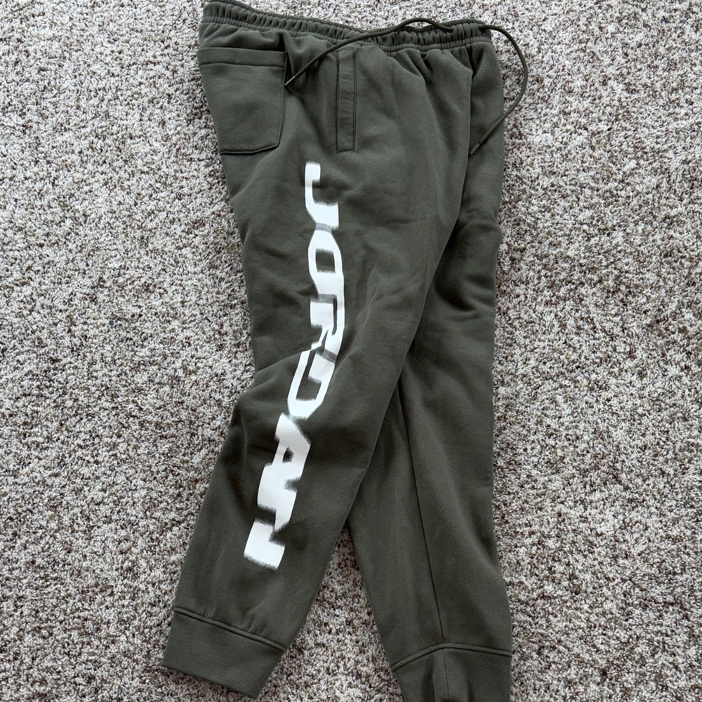 Nike Jordan men’s Joggers with White Logo FINAL PRICE